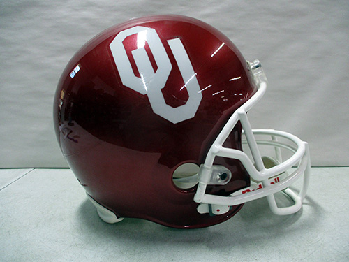 image of University of Oklahoma Football Helmet