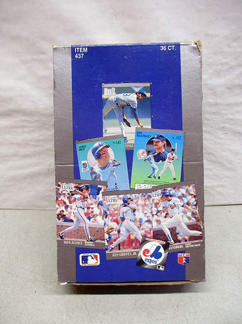image of 1991 Fleer Ultra baseball wax box