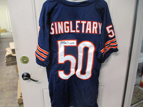 image of Chicago Bears Mike Singletary Signed Jersey
