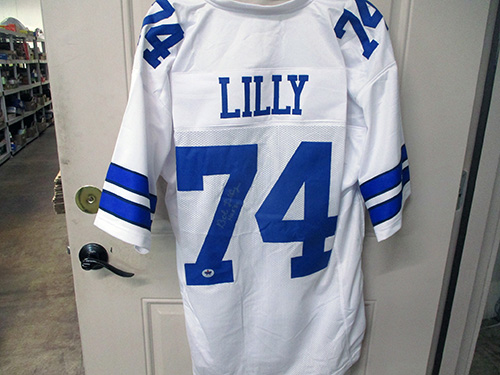 image of Bob Lilly autographed Dallas Cowboys jersey