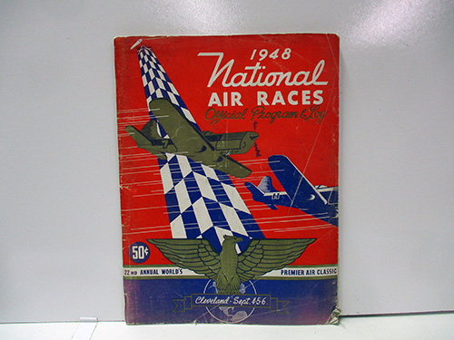 image of 1948 National Air Races Program Booklet