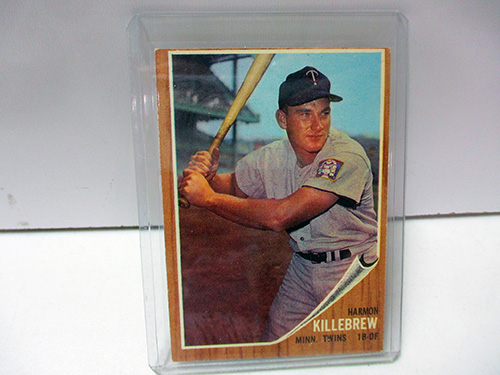 image of 1962 Topps Harmon Killebrew Baseball Card