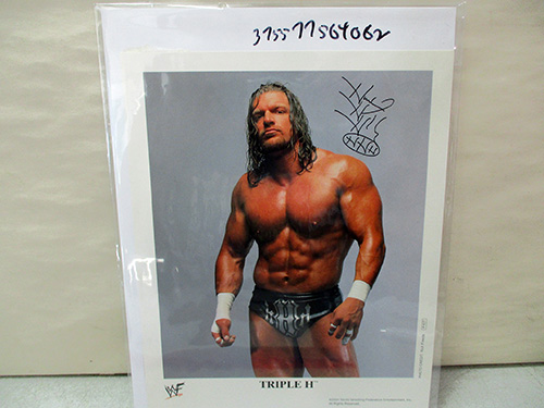 image of WWF Triple H Signed Photograph