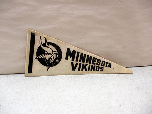 image of 1960's Minnesota Vikings Felt Pennant