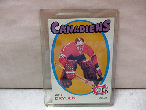 image of 1972 Topps Ken Dryden Canadiens Rookie Hockey Card