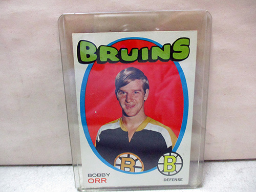 image of 1972 Topps Bobby Orr Bruins Hockey Card