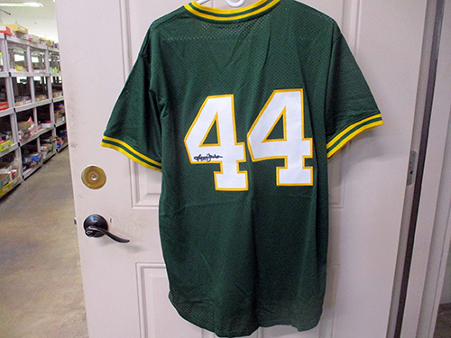 image of Reggie Jackson autographed Oakland A's jersey
