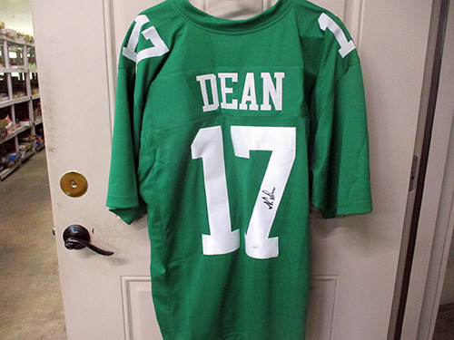 image of Nakobe Dean autographed Philadelphia Eagles jersey