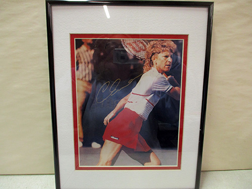 image of Chris Evert Framed Autographed Tennis Photograph