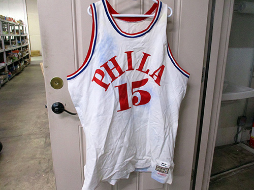 image of Hal Greer Philadelphia Basketball Jersey Number 15
