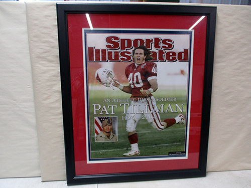 image of Framed Sports Illustrated Pat Tillman Tribute Cover