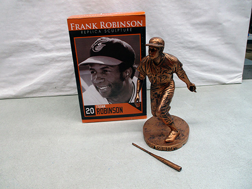 image of Frank Robinson Figurine with Bat and Box