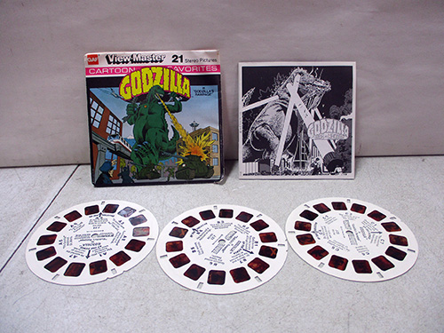 image of View-Master Godzilla Set