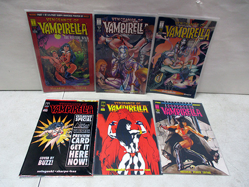 image of Vengeance of Vampirella Comic Book Set