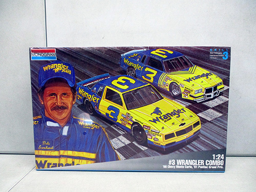 image of Monogram Dale Earnhardt 1:24 Wrangler Combo Model Kit