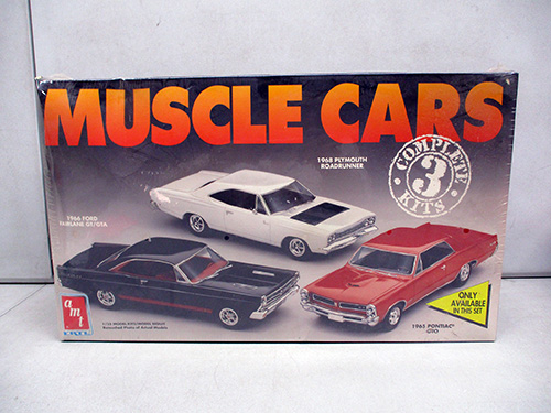 image of AMT Muscle Cars Model Kit Set