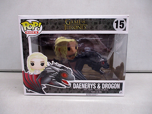 image of Funko Pop! Rides Daenerys & Drogon Figure