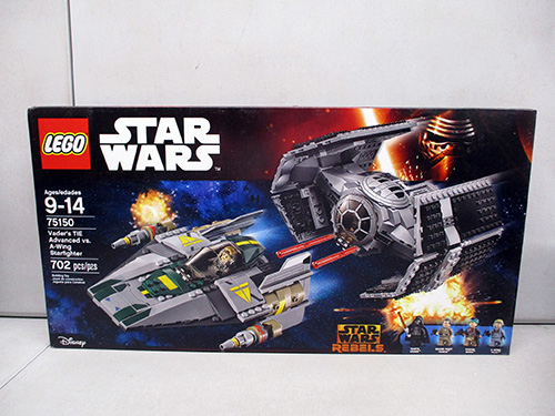 image of LEGO Star Wars Vader's TIE Advanced vs. A-Wing