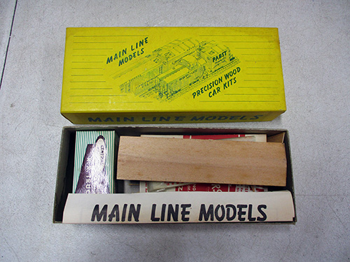 image of Main Line Models Precision Wood Car Kit