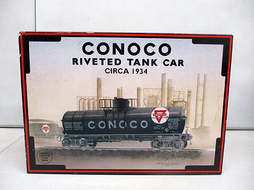 image of Conoco Riveted Tank Car Model