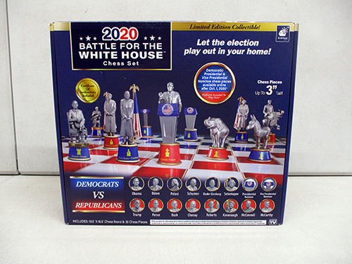 image of 2020 Battle for the White House Chess Set