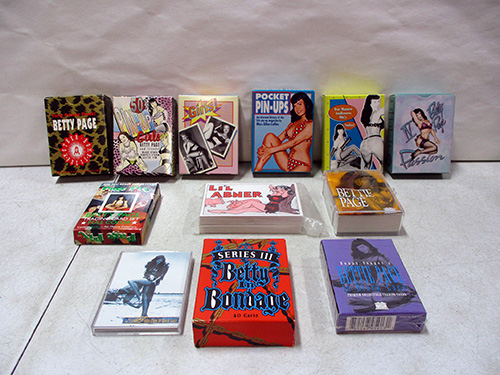 image of Collection of Betty Page Trading Card Sets