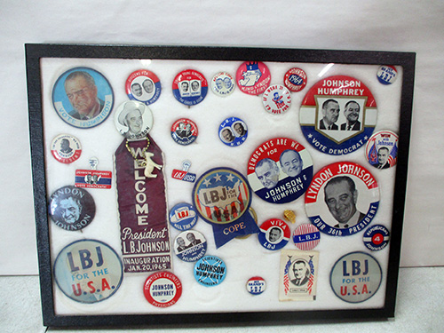 image of Lyndon B. Johnson Campaign Button Collection