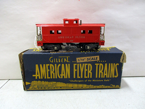 image of Gilbert American Flyer Caboose with Box