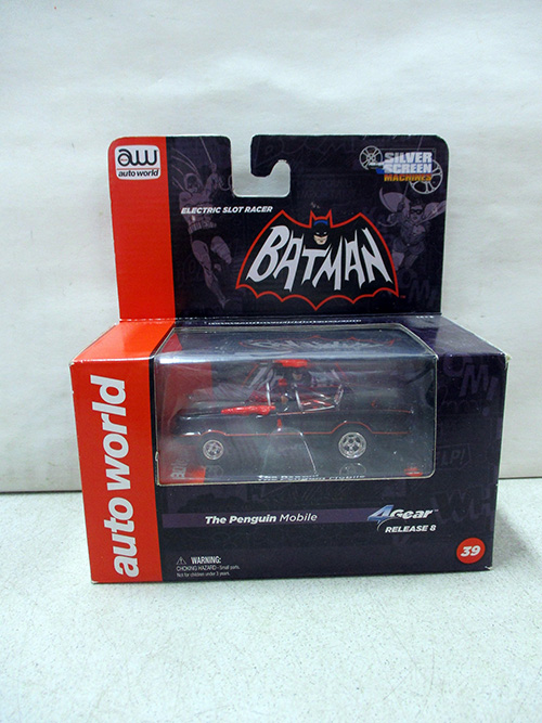 image of Auto World Batman Penguin Mobile Slot Car