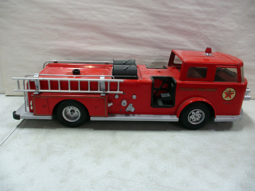 image of Texaco Metal Fire Truck Toy