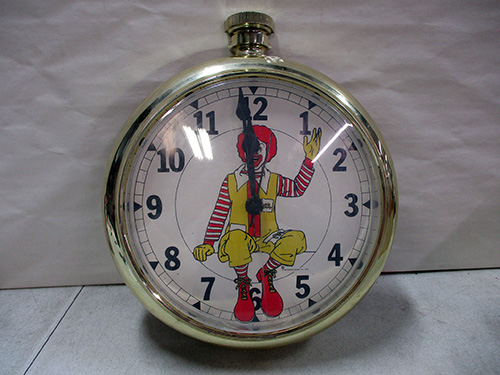 image of Ronald McDonald Clock