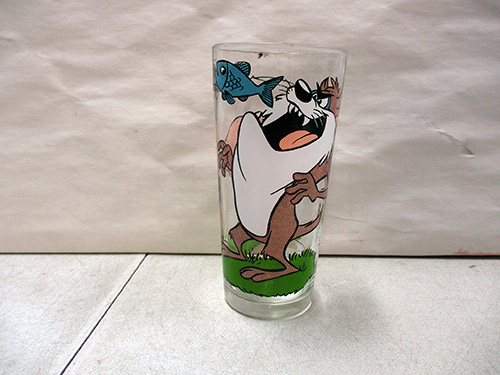 image of Tasmanian Devil Looney Tunes Glass