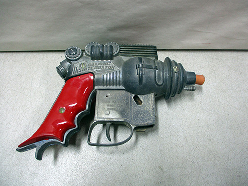 image of Hubley Atomic Disintegrator Toy Ray Gun