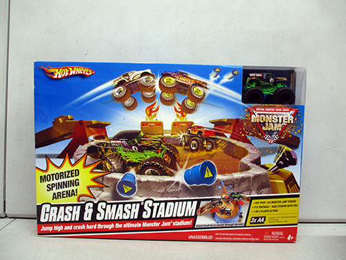 image of Hot Wheels Monster Jam Crash & Smash Stadium