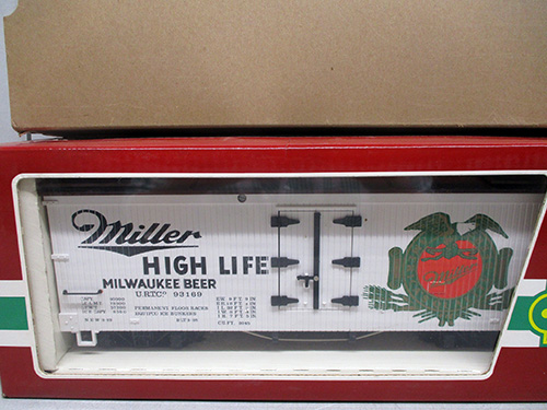 image of LGB Miller High Life Milwaukee Beer Train Car Model