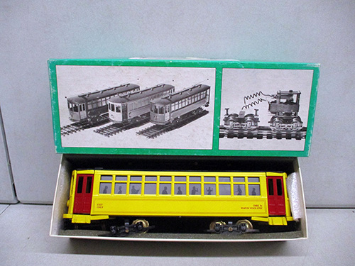 image of 1970s Bowser Model Tram Car in Original Box