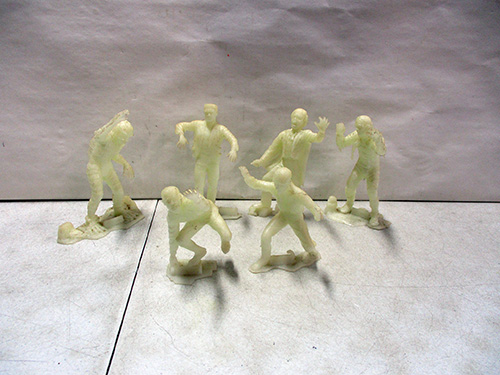 image of Marx Glow-in-the-Dark Monsters Figurines Set 