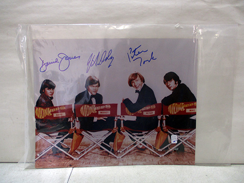 image of Autographed Monkees Photograph