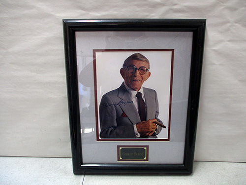 image of Framed George Burns Autographed Photo