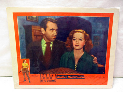 image of Lobby Card for 'Another Man's Poison' Featuring Bette Davis