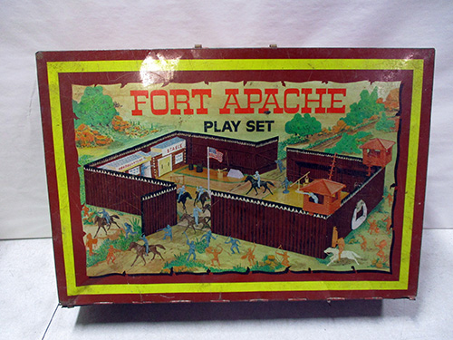 image of Marx Fort Apache Play Set with Box and Illustrations