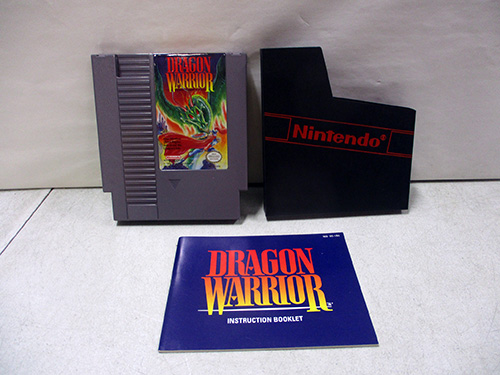 image of Dragon Warrior Nintendo NES Game with Manual