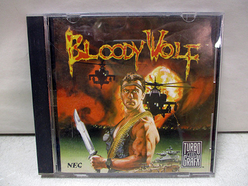 image of Bloody Wolf Video Game for TurboGrafx-16