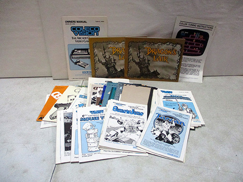 image of Collection of ColecoVision Manuals and Inserts