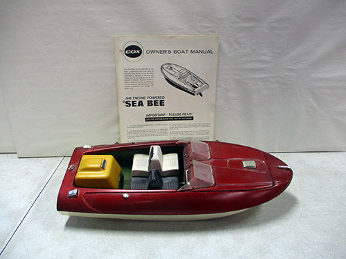 image of Cox Sea Bee Gas-Powered Model Boat with Manual