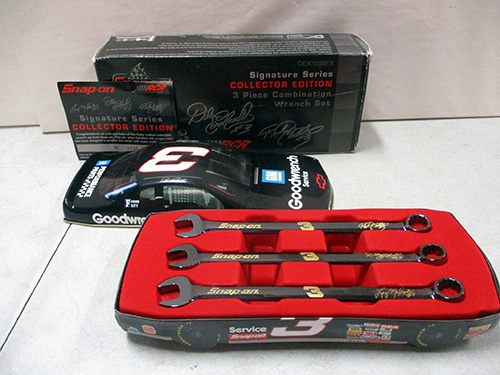 image of Dale Earnhardt Snap-on Signature Series Wrench Set with Collectible Car