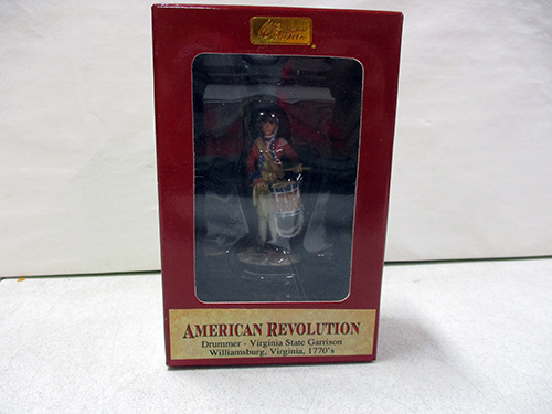 image of American Revolution Drummer Figurine in Original Box