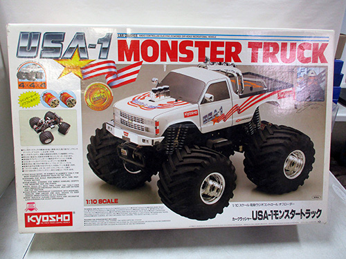 image of Kyosho USA-1 Monster Truck 1:10 Scale Model Kit