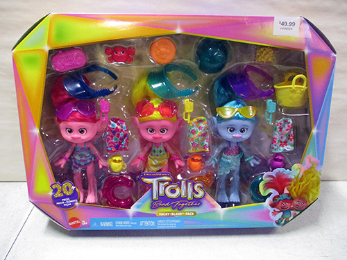 image of Trolls Beach Day Gift Pack Collectible Figures Set