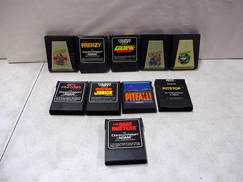 image of Collection of Vintage ColecoVision Game Cartridges